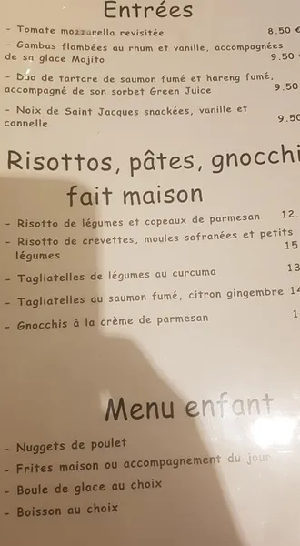 menu 2 of La Route des épices