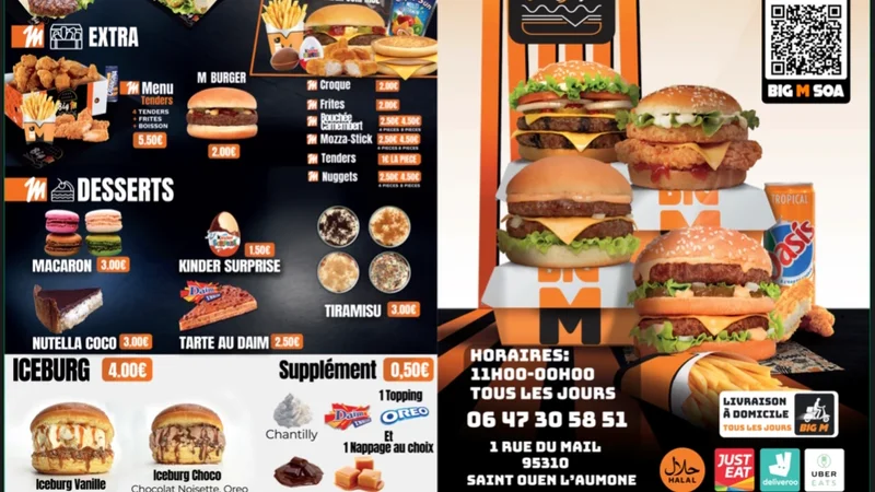 menu 2 of Big M