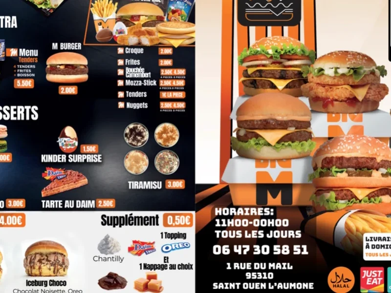 menu 2 of Big M