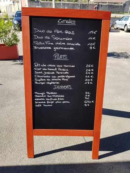 menu 0 of La saveur des toques