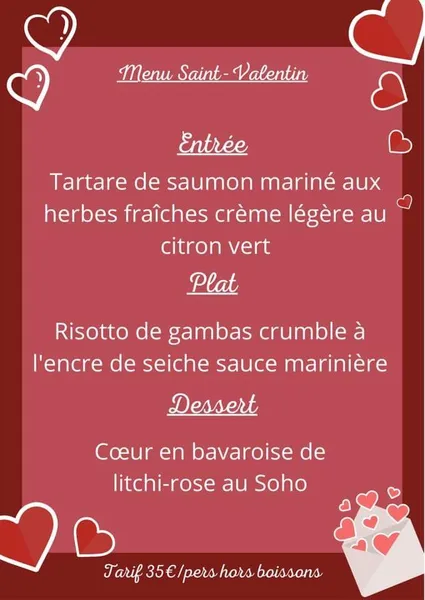 menu 0 of Le Barilois