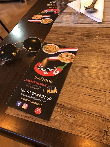 menu 2 of Thai Zaab