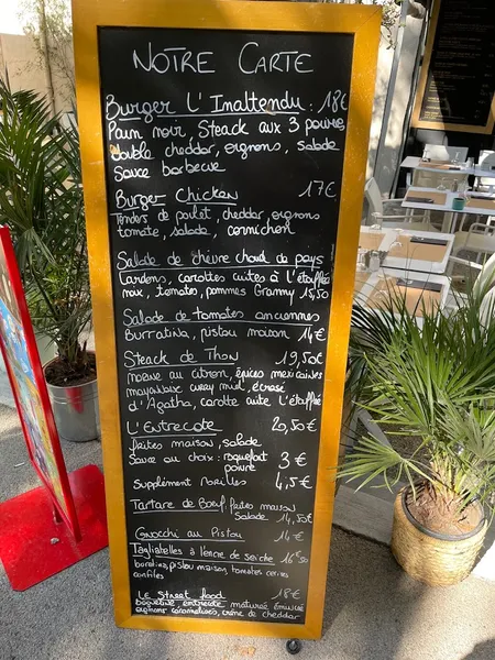 menu 0 of L’inattendu