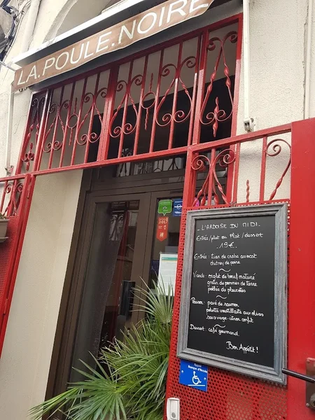 menu 0 of La Poule Noire