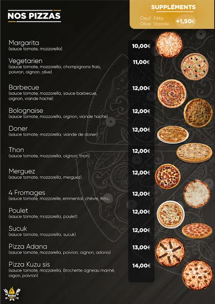 menu 2 of Baba Grill - Restaurant de Grillades à Sélestat