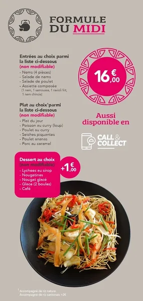 menu 1 of Le Bayon