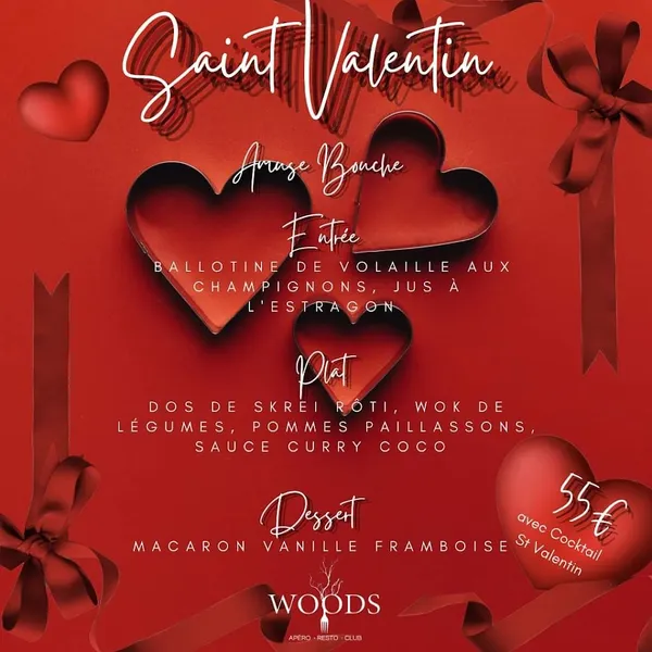 menu 0 of WOODS Restaurant