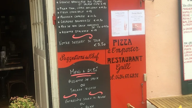 menu 2 of La Main à la Pâte
