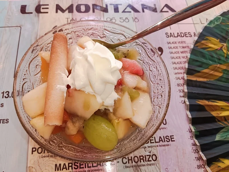 menu 2 of Le Montana