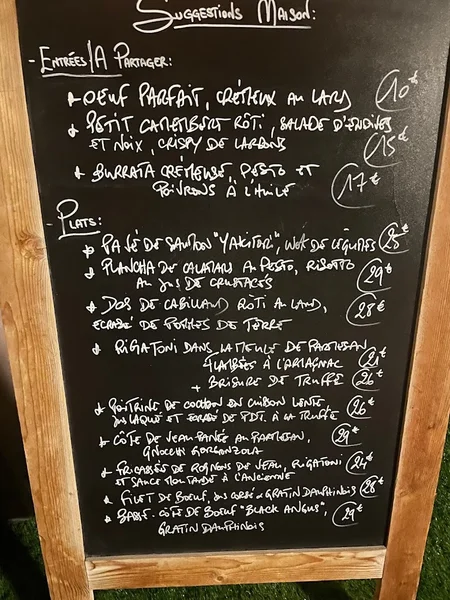 menu 0 of People Restaurant - Music - Bar - Saint-Laurent-du-Var
