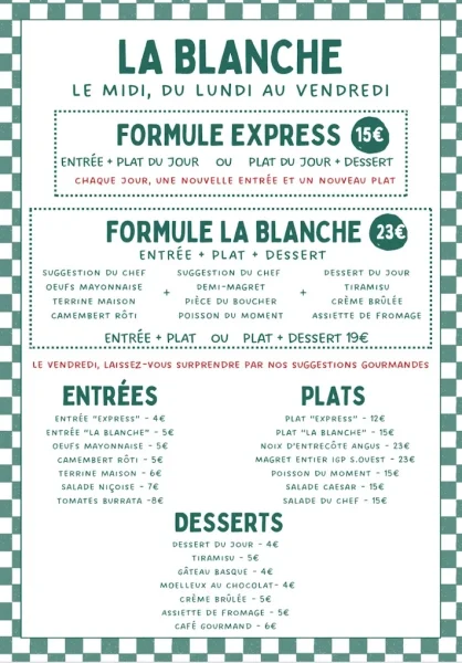 menu 0 of La Blanche (changement de propriétaire)