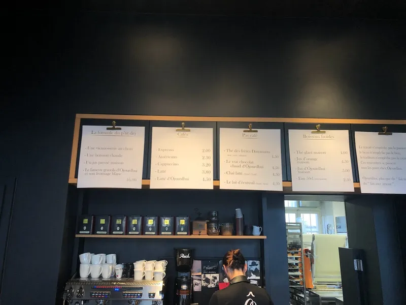 menu 0 of Pâtisserie Ôjourd'hui