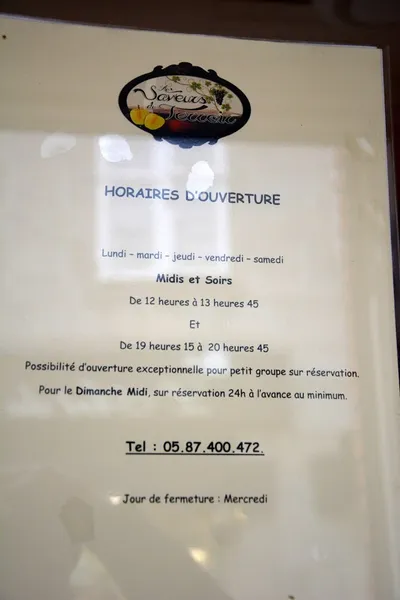 menu 0 of Aux Saveurs du Terroir