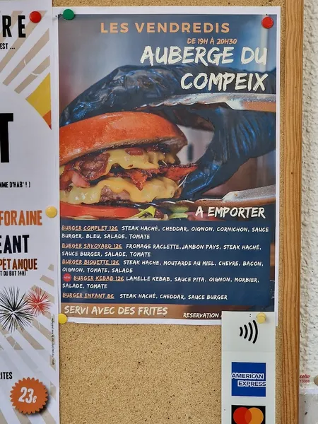 menu 0 of Auberge du Compeix