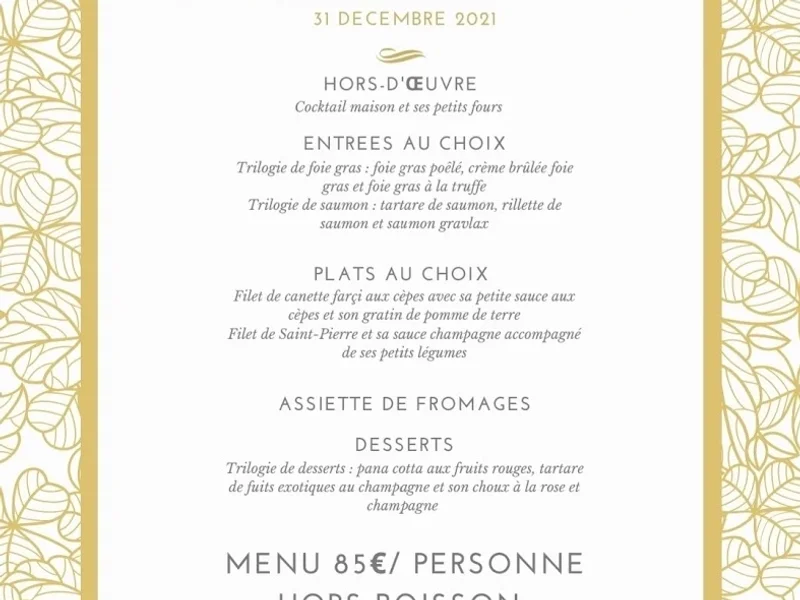 menu 0 of La Marianne