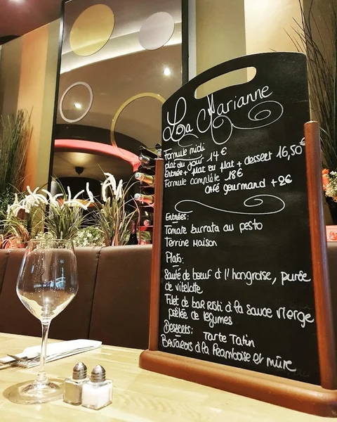 menu 1 of La Marianne
