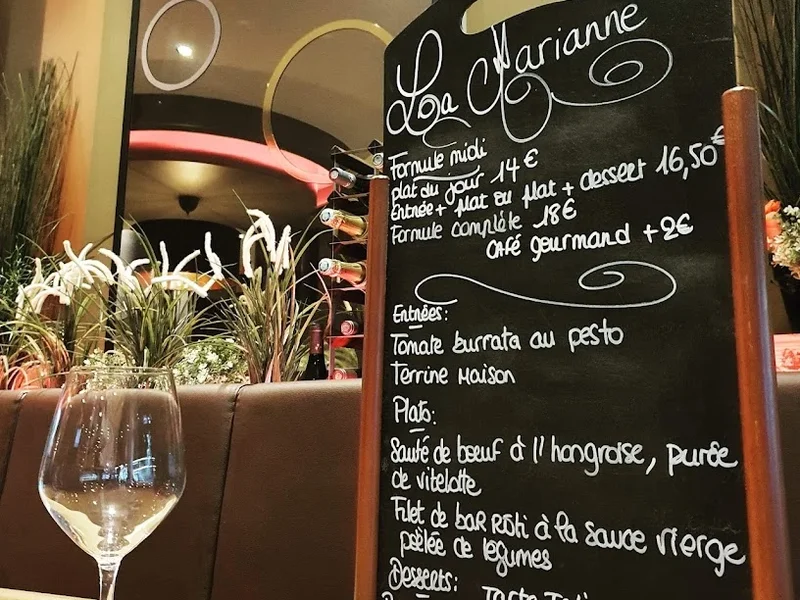 menu 1 of La Marianne