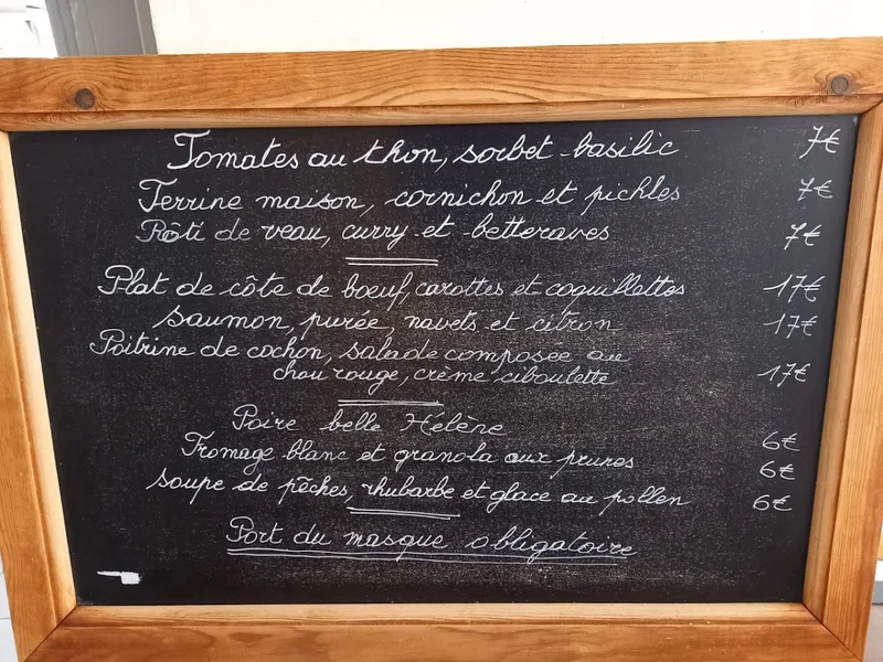 menu 0 of Le Colegram