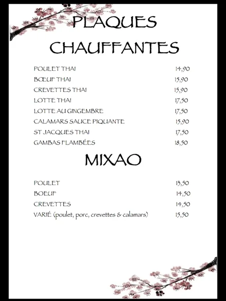 menu 2 of Restaurant Trúc Dào
