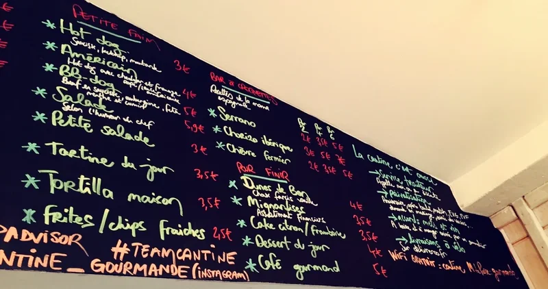 menu 0 of Cantine Gourmande