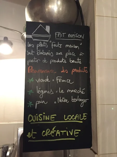 menu 2 of Cantine Gourmande