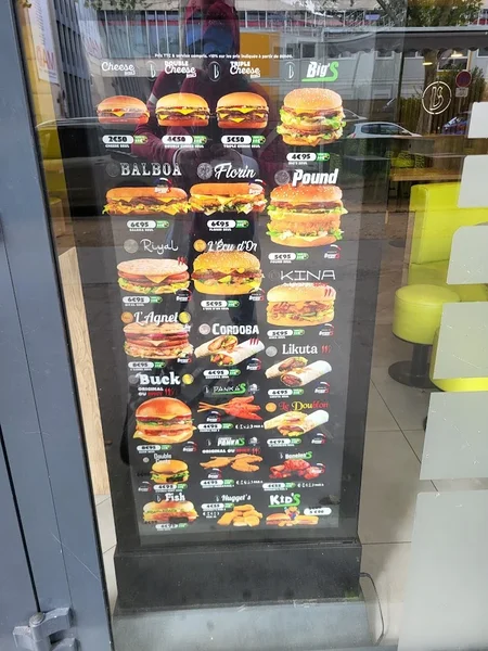 menu 0 of Burger's Lyon 8