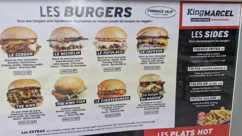menu 0 of King Marcel