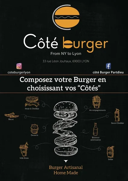 menu 0 of Côté Burger