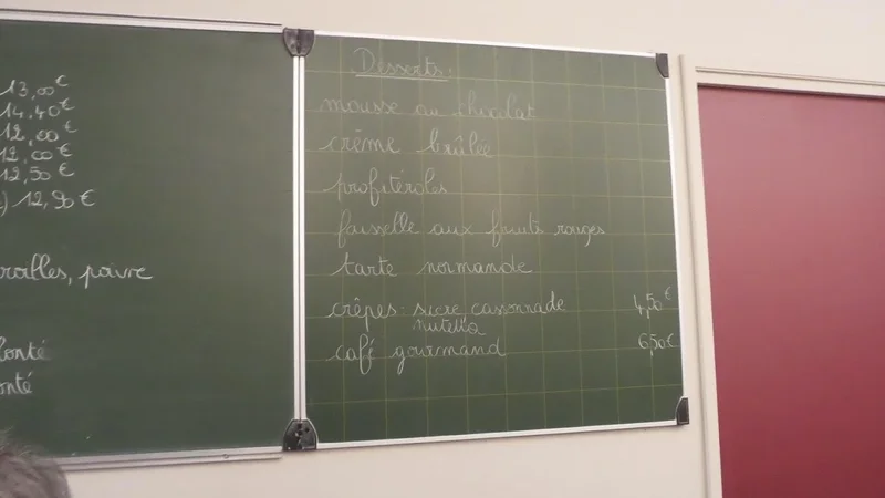 menu 1 of La Taverne Armentièroise