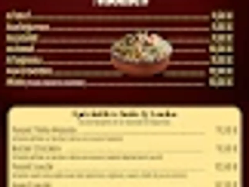 menu 0 of Restaurant indien INDO LANKA - NAN FOOD