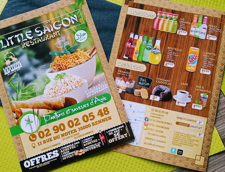 menu 1 of Little Saigon ASIAN STREET FOOD