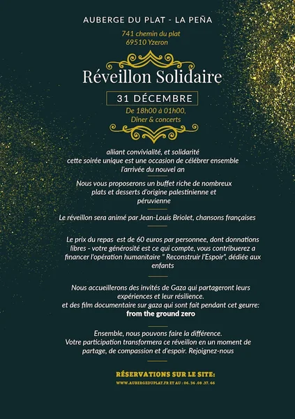 menu 0 of Auberge du Plat _ LA PEÑA