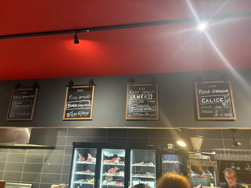 menu 0 of Le bar a viande de la halle