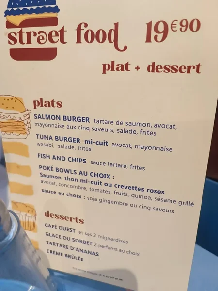 menu 1 of La Criée Lomme