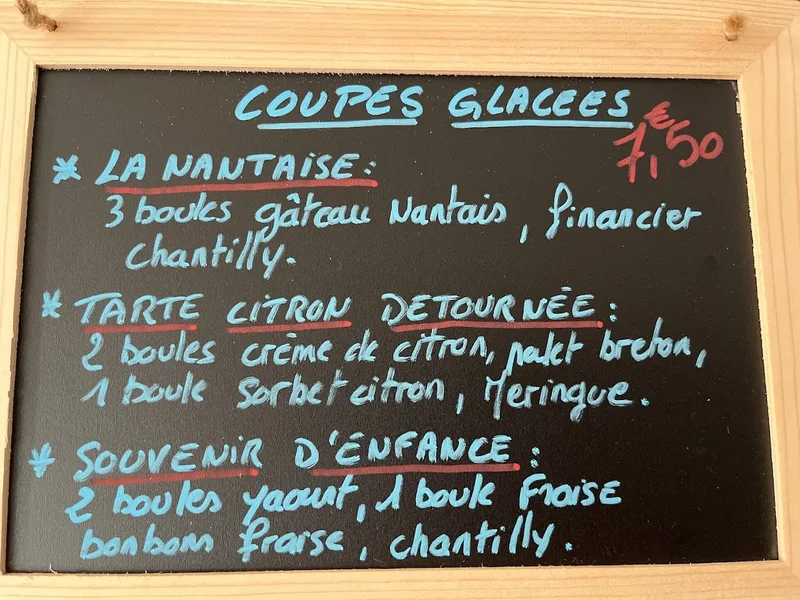 menu 0 of Le Burger