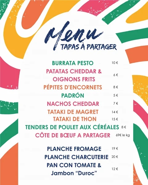 menu 0 of L'Evasion - Domaine Lou Verdaï