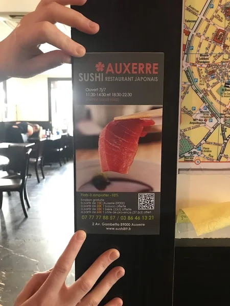menu 0 of Sushi Auxerre