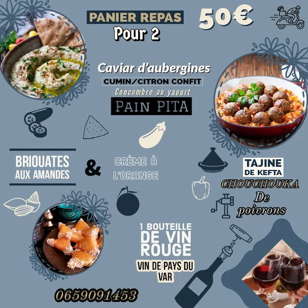 menu 0 of Brasserie de la Méditerranée