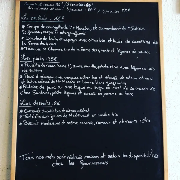 menu 0 of Le Petit Honfleur