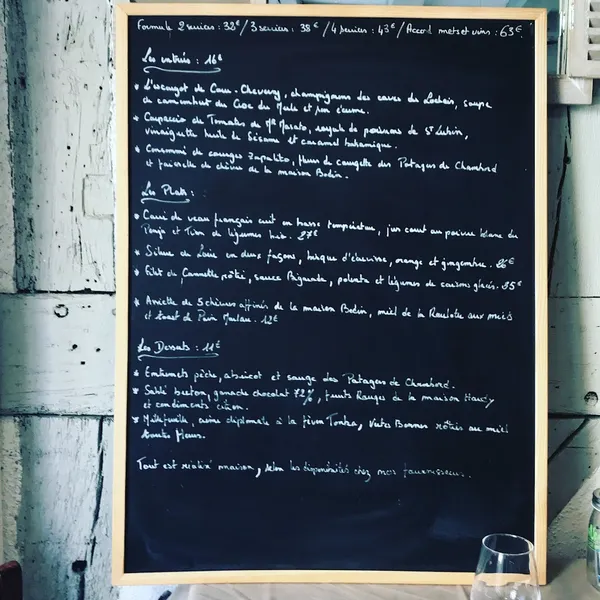 menu 1 of Le Petit Honfleur