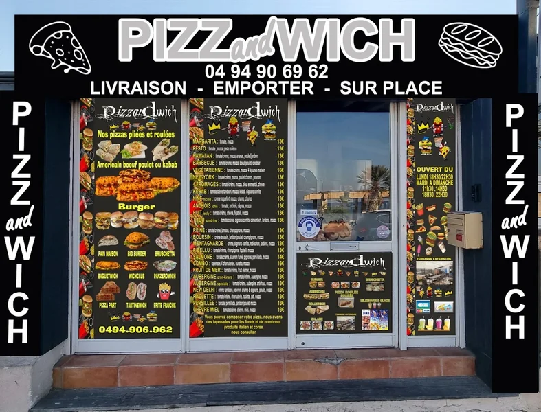 menu 2 of Pizzandwich