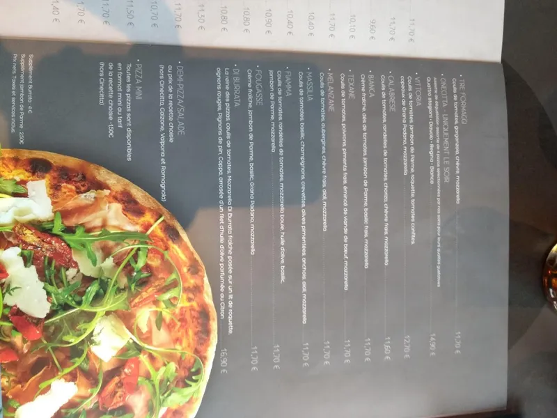 menu 0 of O'Pizzicato Entzheim