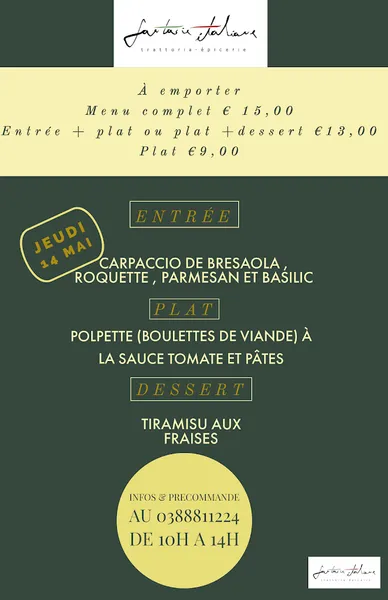 menu 0 of Fantasie Italiane
