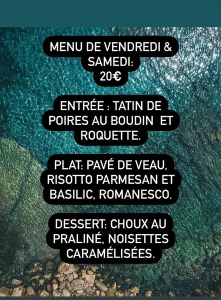 menu 1 of Le Poulet à 3 Pattes