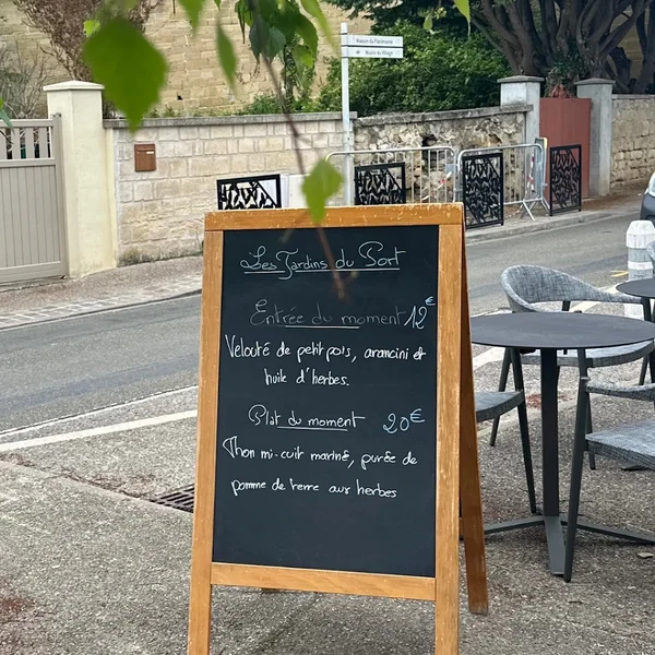 menu 0 of Les Jardins du Port