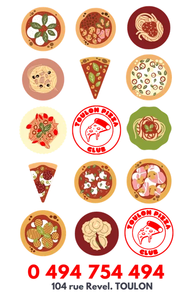menu 1 of TOULON PIZZA CLUB