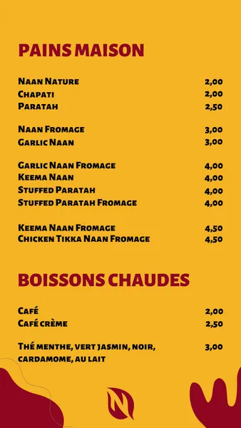 menu 0 of NAWAB - FOOD FACTORY 91