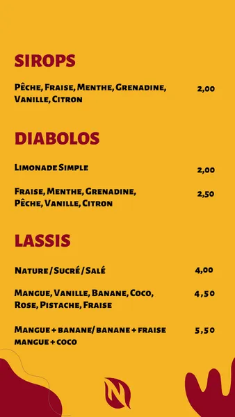 menu 1 of NAWAB - FOOD FACTORY 91