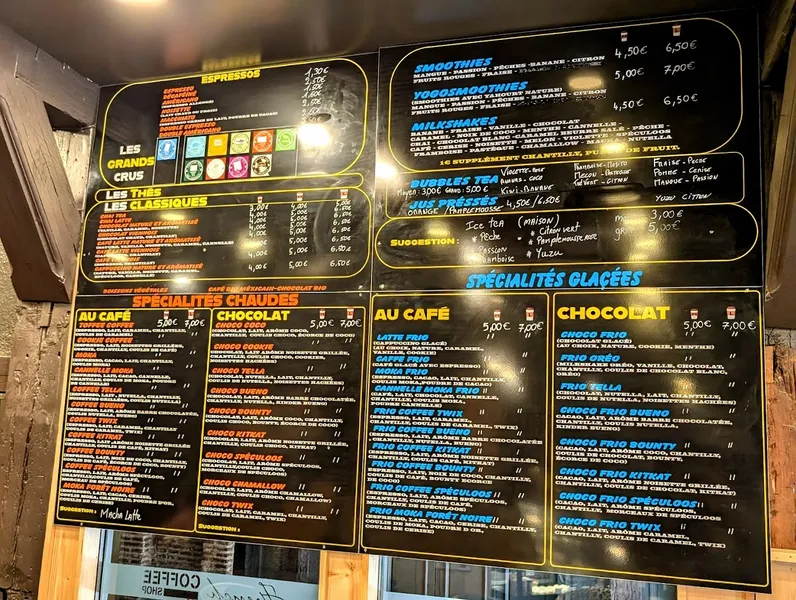 menu 0 of French Coffee Shop