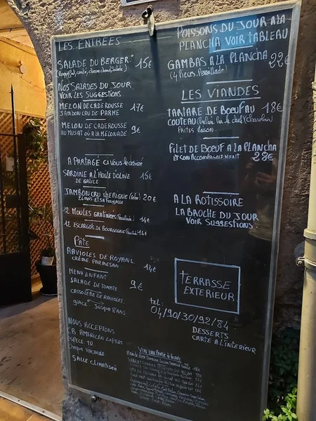 menu 0 of La Cantina